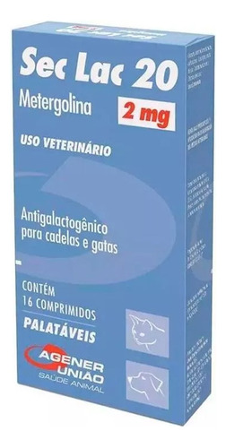 Sec Lac 2 - 20mg - 16 Comprimidos Agener Original