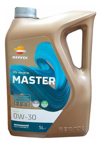 Aceite 0w30 Repsol Master Eco F Full Sintético 5 Lts