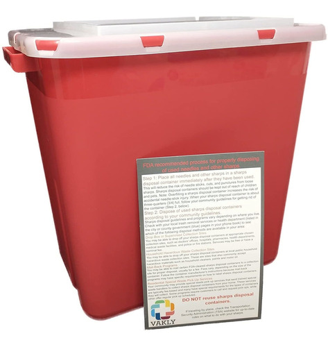   Container  Gallon  Plus  Biohazard Disposal Guide  Pa...