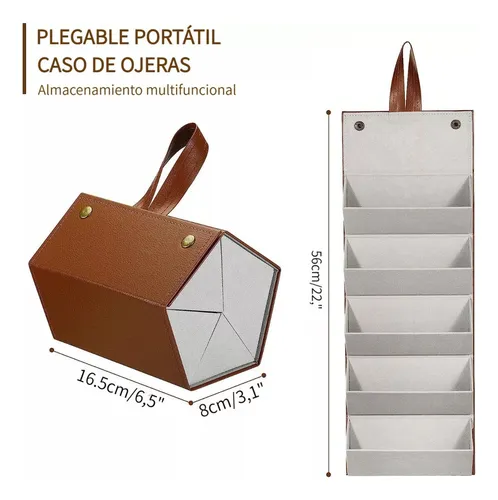 Bolso Organizador Gafas Lentes Viaje Almacenamiento Plegable