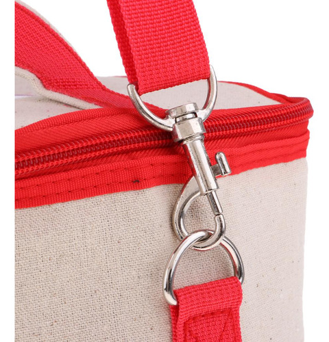 Acampar Libre Pesca Aislada Cool Tote Bag Case Picnic Rojo