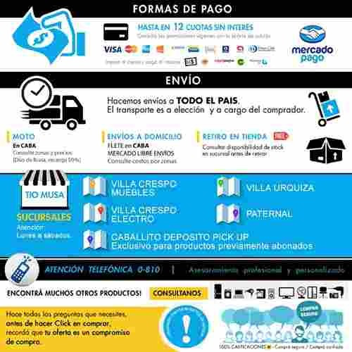 Lavarropas Superior Whirlpool Wwi13ab 9kg 750rpm Cuotas