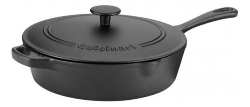 Frigideira de ferro de 12 polegadas com tampa - Cuisinart - Pci45-30 cor preta