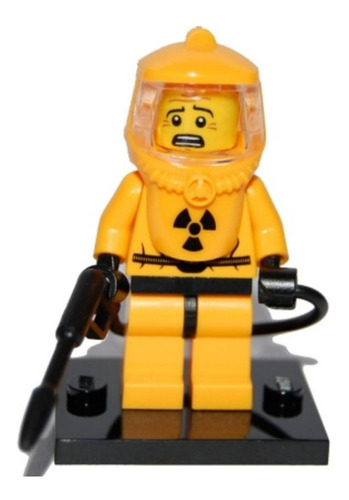 Lego Serie 4 Hazmat Guy 8804 100% Original Traje Radioactivo