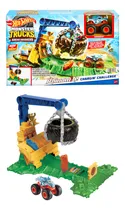 Comprar Hot Wheels Monster Trucks Pista De Juguete Reto En La Selva Color Multicolor