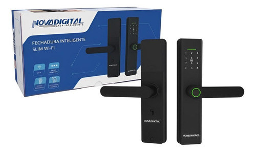 Fechadura Eletrônica Wifi Novadigital Com Biometria