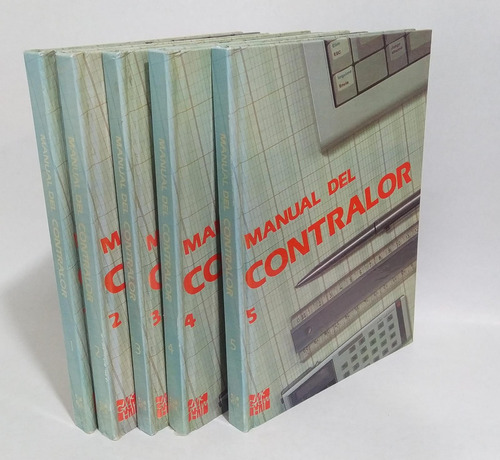 Libro De Contabilidad / Manual Del Contralor / 5 Tomos 