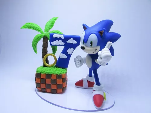 Sonic: Correndo + Argola + Vela (topo Biscuit)