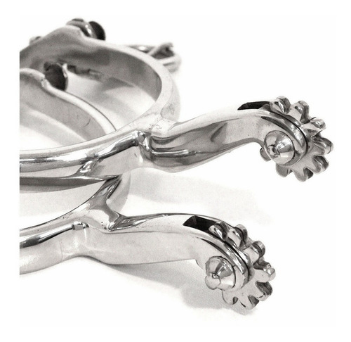 Espora Cavalo Inox Corrente Correia Abqm Abvaq Vaquejada Top