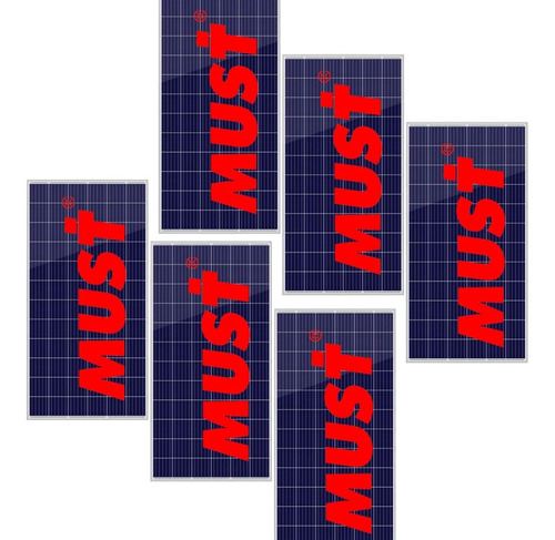 Imagen 1 de 6 de Must Solar Panel Solar Policristalino 330 Watts X 6 Unidades