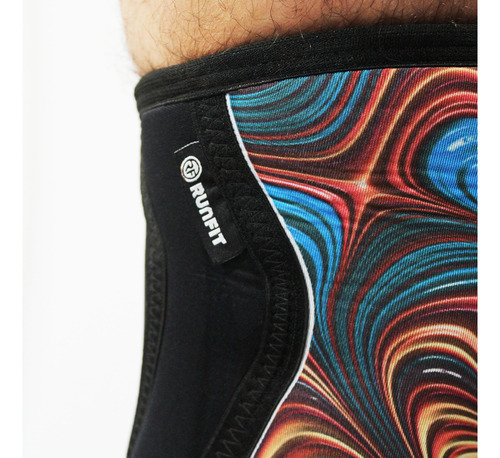 Rodilleras De Neopreno Psy Fungi Runfit 7mm Color Agua Talla Xl