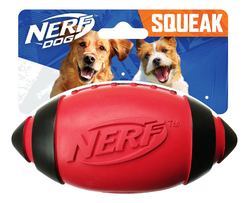 Nerf Dog Juguete De Goma Para Perros Con Chirriador Interact