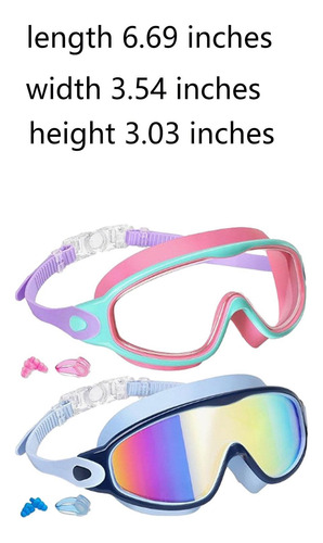 2 Piezas Gafas De Natación Gafas De Piscina Gafas De