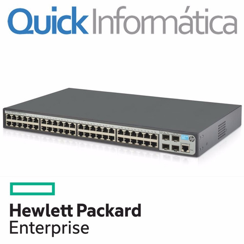 Switch Hp 48 Port Gigabit 10/100/1000 V1920-48g Poe Jg928a