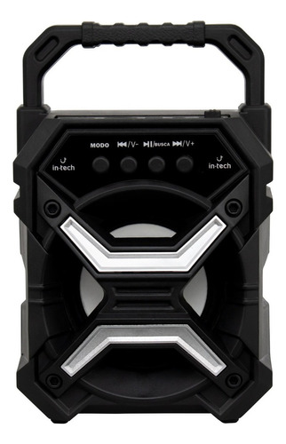 Caixa Som Amplificada Bluetooth Rádio Fm Usb Toca Música Mp3 Cor Prata 110v/220v