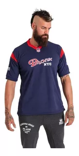 Camiseta Nfl Bronx Boxing Ny Azul/rojo - Adulto