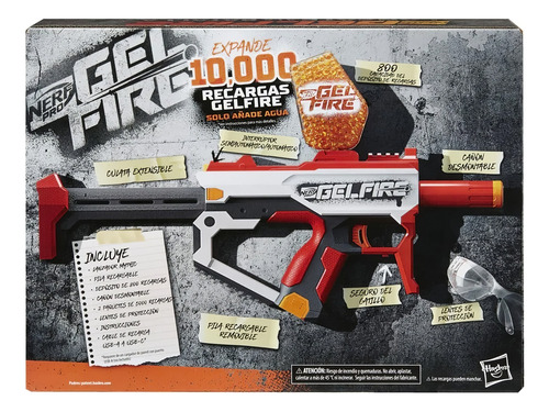 Nerf Pro Gelfire Mythic Semi Automatico 10000 Recarga Hasbro