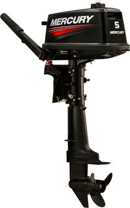 Imagem 1 de 2 de Motor Mercury 5hp - Manche / Partida Manual - Novo