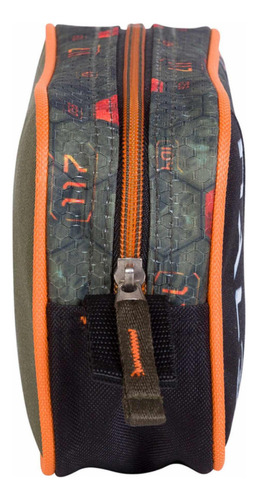 Lapicera Chenson Halo Doble Cierre Masterchief Color Naranja Oscuro Liso