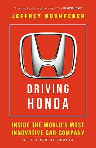 Libro: Driving Honda: Inside The Worldøs Most Innovative Car