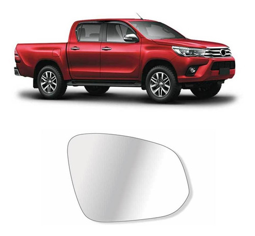 Vidrio De Espejo Hilux 2016 A 2023 Sin Base Derech