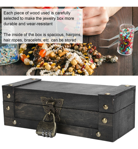 Caja De Almacenamiento Vintage Para Joyas Y Adornos De Estil