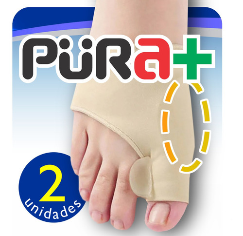 Imagen 1 de 8 de Juanete Separador Dedo Textil- Pura+