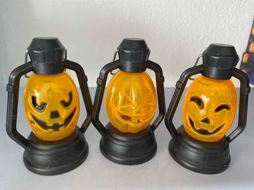 Imagem 8 de 9 de 20 Lamparina Led Festa Halloween Fantasma Abobora Sortidos