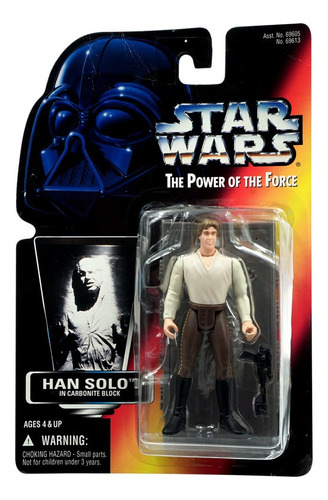 Star Wars Power Of The Force Red Han Solo Carbonite Det V2