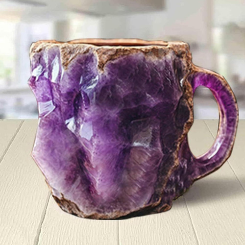 Tazas De Café De Cri-stal Mineral, Taza De Café De Cri-stal