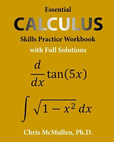Book : Essential Calculus Skills Practice Workbook With Ful