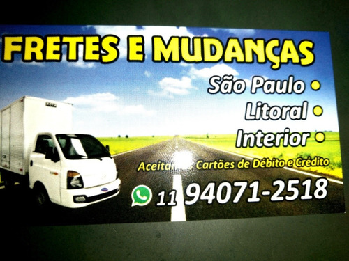 Imagem 1 de 1 de Fretes E Mudancas Coletas E Entregas