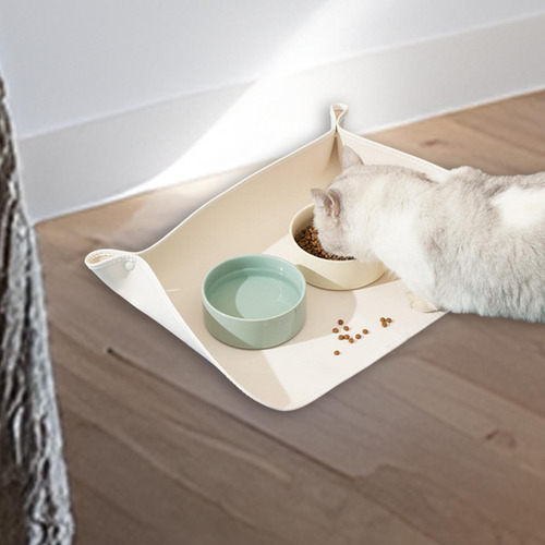 Estera De Alimentación Para Mascotas, Bandeja Para Platos,