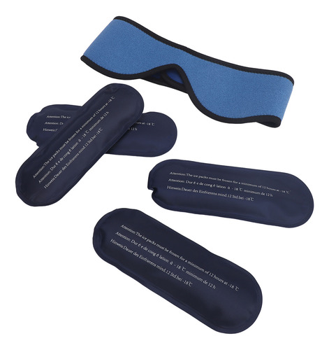 Blue Face Ice Pack Professional Alivia A Fadiga Muscular