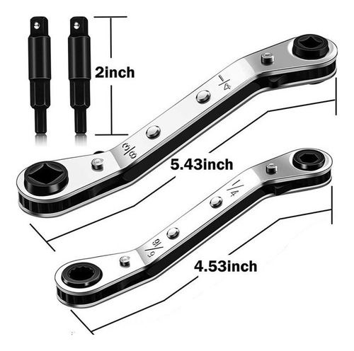 Llave De Servicio Hvac, Trinquete For Válvula De Aire