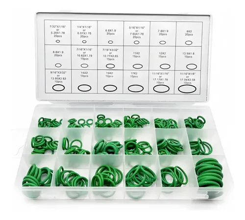 Kit De 270 Anillos Tóricos (juntas De Goma) Para Aire Acondicionado Y Compresores De Coche, RV