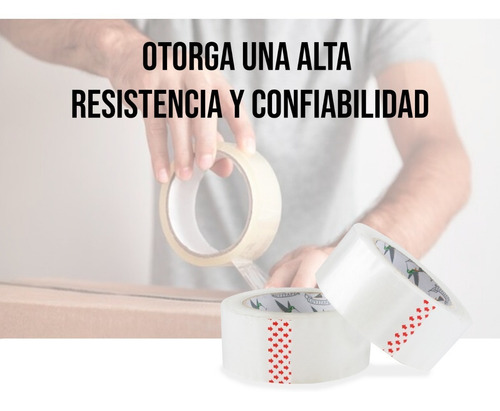 Cinta Adhesiva Empaque Luvitape Transparente 48mm 150 Metros 1 Pieza