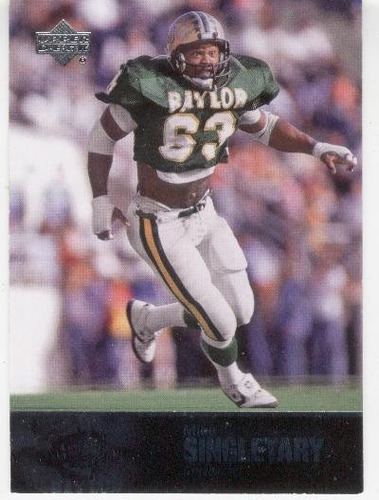 2011 U D College Legends Mike Singletary Baylor Bears