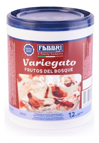 Salsa Variegato Frutos Del Bosque 1,2 Kg Fabbri