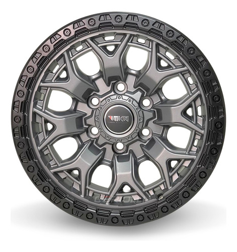 Roda Off Road Aro 17 6x139 Off - 5 M31 Texas Ford Ranger Un Cor Grafite Fosco 6x139