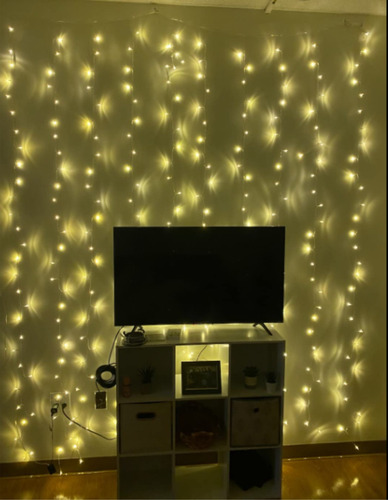 Cascada De Luces Led Con 300 Leds Efecto Chorro Y Malla