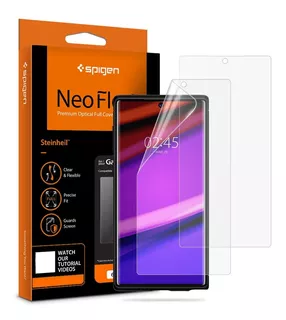 Pack 2x Peliculas Spigen Samsung Galaxy Note 10 Neo Flex Hd