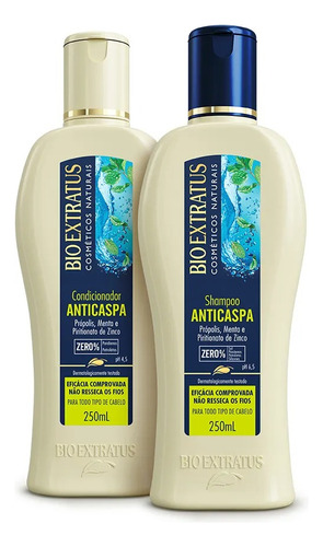 Kit Bio Extratus Anticaspa Shampoo E Condicionador 250ml/g