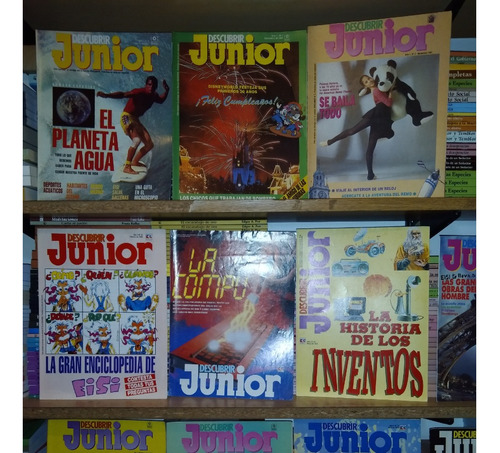 Lote X 11 Revistas Descubrir Junior - Ver Descripcion