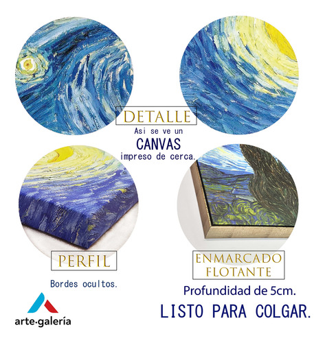 Cuadro Enmarcado Flotado Ricos Mojitos 90x140cm Colores Aluminio