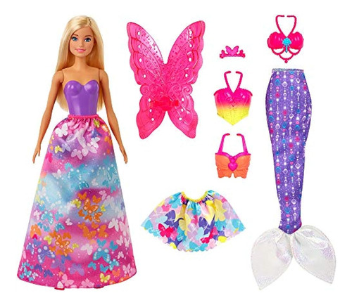 Juego De Regalo Barbie Dreamtopia Dress Up Doll, 12.5 Pulgad