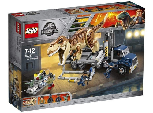 Juego De Dinosaurios Lego Jurassic World T. Rex Transport 75