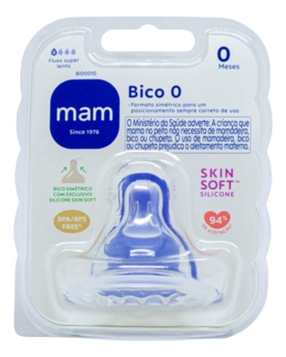 Bico De Mamadeira Mam Todos Tamanhos - Embalagem Unitária
