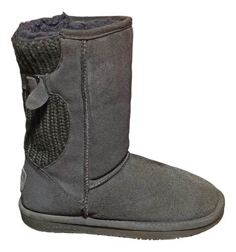 Botas Bearpaw Modelo Stella Cuero Y Lana De Oveja Talla 40