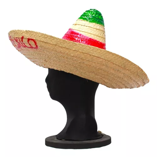 Sinis Centro comercial Calendario Sombrero Mexicano Paja Palma Tricolor Fiestas Patrias 1002